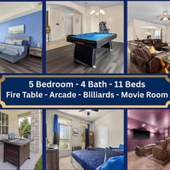 Temple Retreat: Home Theater, Arcade & Pet-Friendly - Professionally Managed by Stay Albatross | Furnished Rentals
