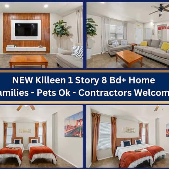4BR Home | Sleeps 8 | Flexible King or Twin Beds | Parking for 4+ Cars | Pets OK | 5 Min to Fort Hood - professionally managed by Stay Albatross Furnished Rentals - Image 1