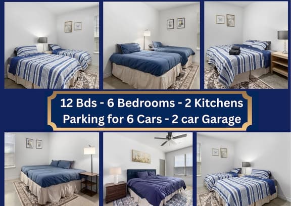 NEW Temple, 12 BD Contractor & Group Friendly
