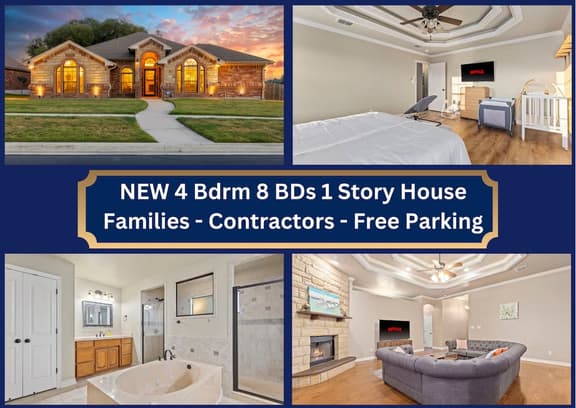Pet-Friendly Villa w/ Backyard & EV Charger, Near Fort Hood - Professionally Managed by Stay Albatross | Furnished Rentals